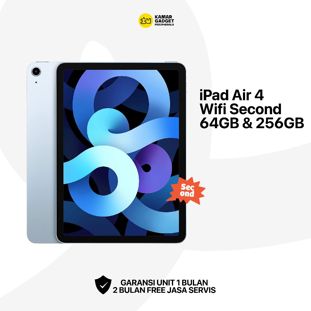 iPad Air 4 Second - Tablet Apple Original Bergaransi