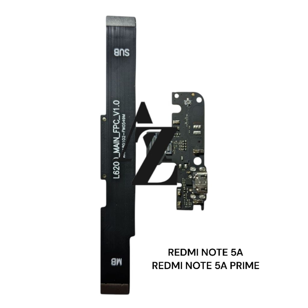 FLEXIBEL CHARGER XIAOMI REDMI NOTE 5A / REDMI NOTE 5A PRIME PAPAN CAS FULLSET IC + FLEXIBEL BOARD XI