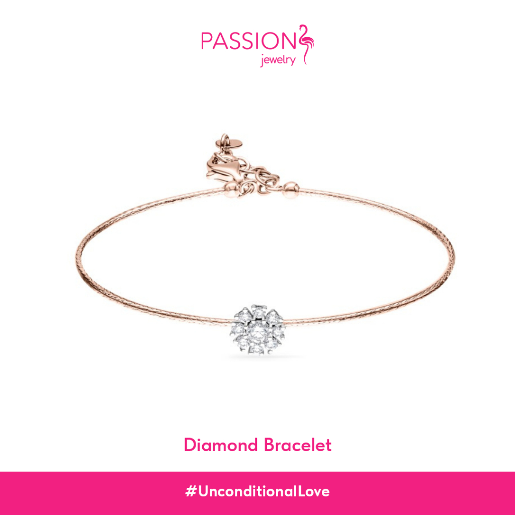 Passion Jewelry - Gelang Berlian Wanita Emas 18K YB-451