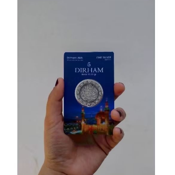 Koin Dirham ABA Perak 5 Dirham (15.55 gram) Fine Silver