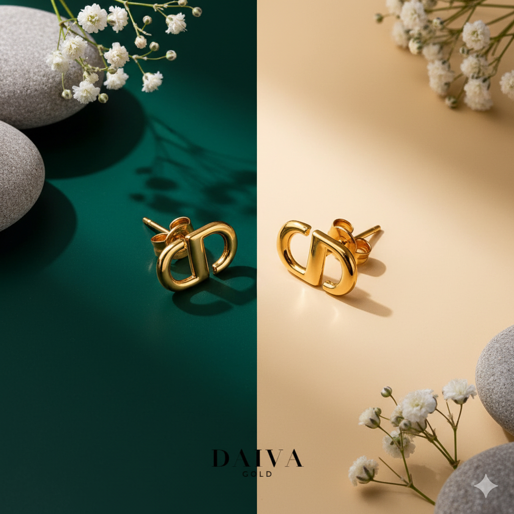 [FLASH SALE] [NEW] Anting Emas Asli Stud Clare Kadar 700/16K