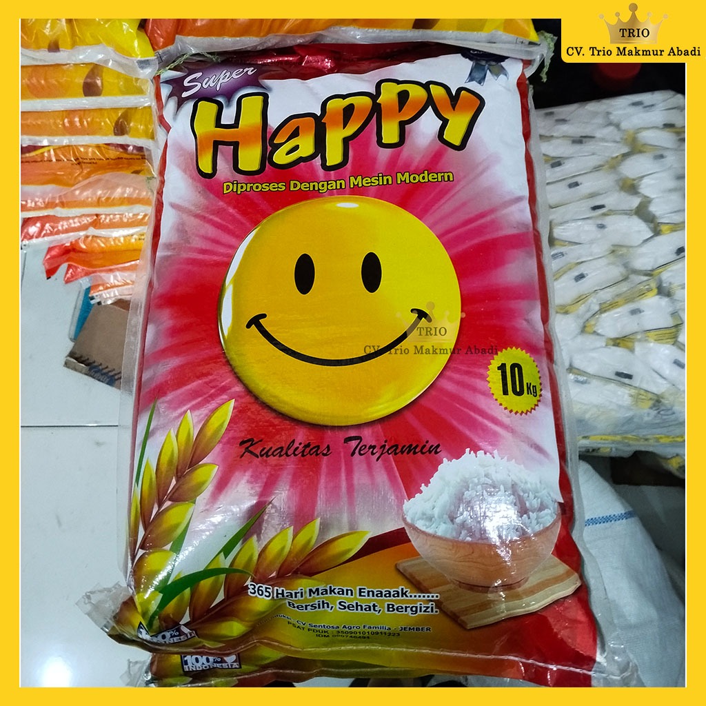 Beras Happy Super 10kg