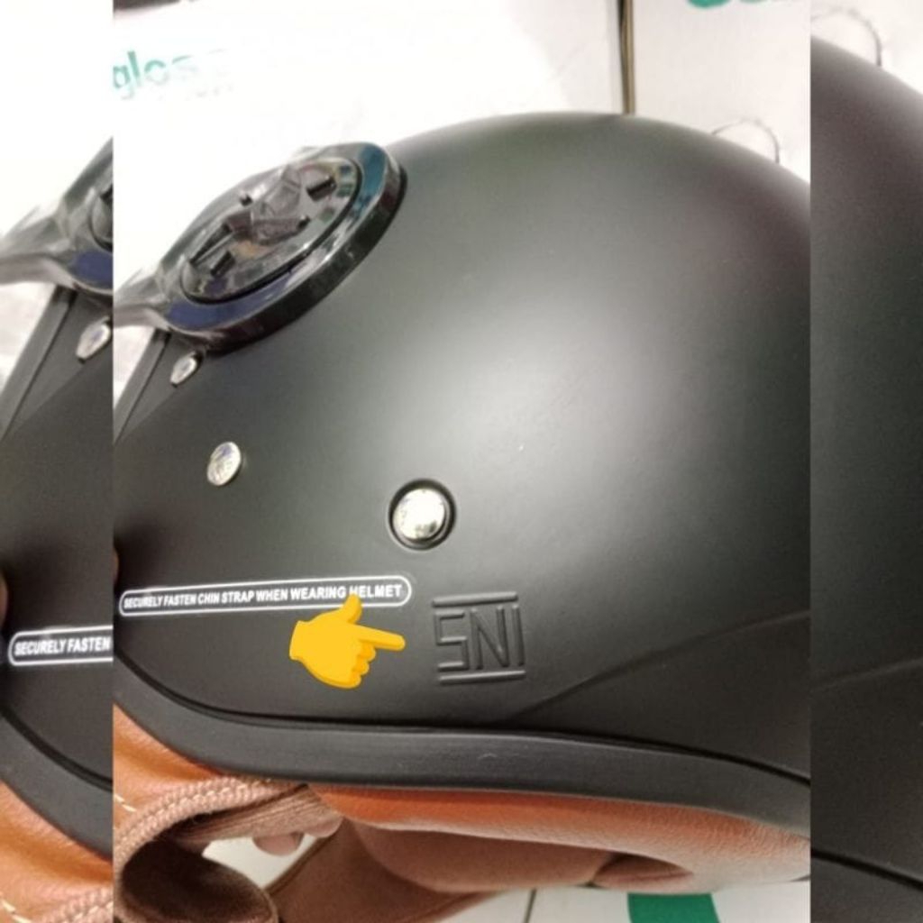 PROMO HELM CARGLOSS HIJAB PREMIUM KEKINIAN HELM RETRO HELM SNI