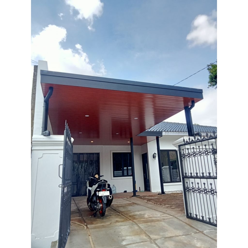 kanopi baja ringan atap alderon rs plafon pvc permeter