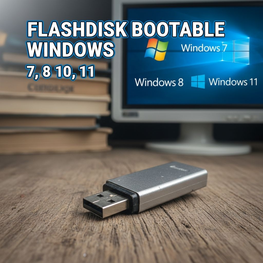 flashdisk bootable windows 10,11