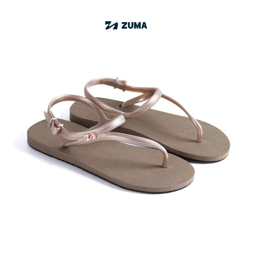 Zuma Elsa Series - Gingersnap / Sandal Sling Tali Belakang Wanita / Sandal Strappy