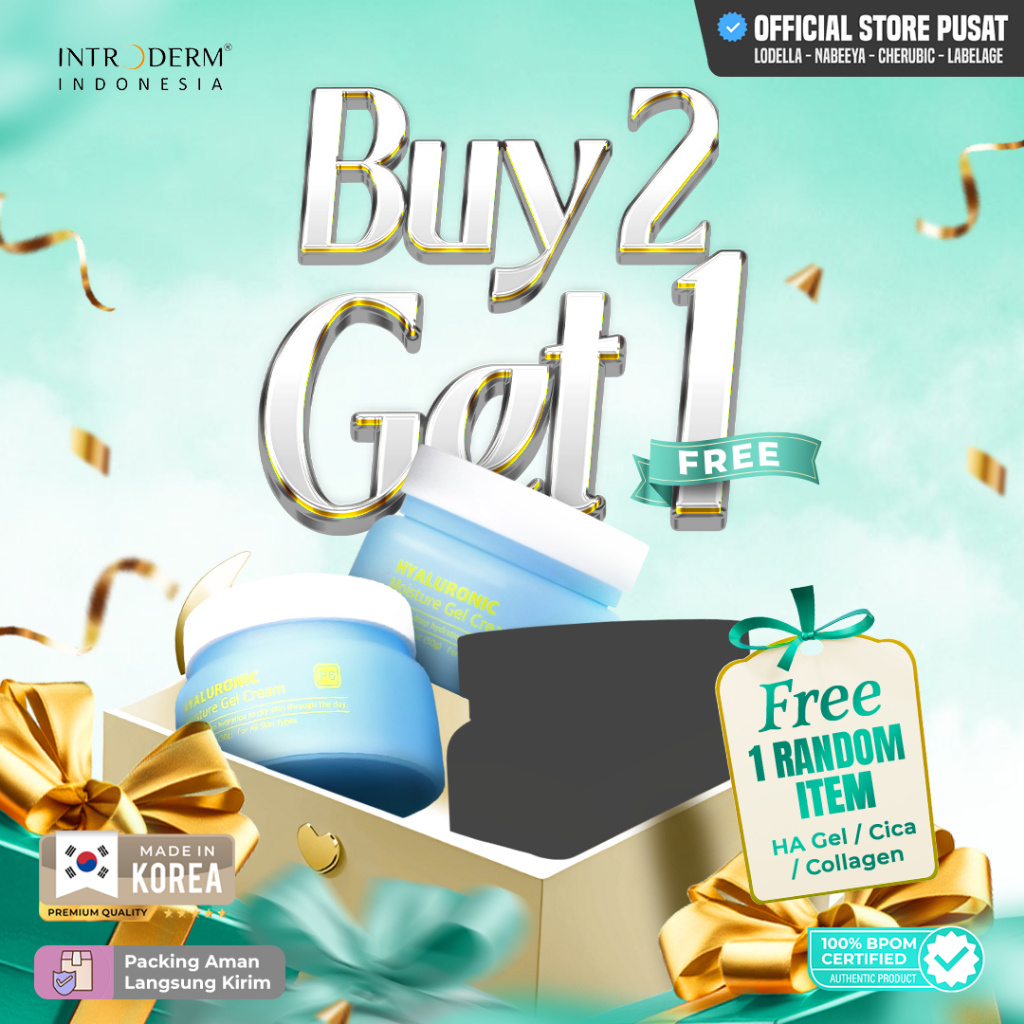 Introderm Indonesia | PROMO 12.12 | PAKET NABEEYA BUY 2 HA FREE 1 NABEEYA