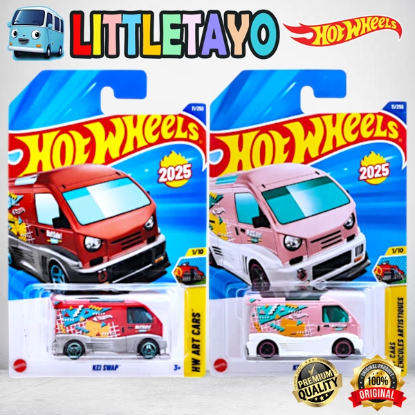 Hot Wheels Kei Swap Merah Pink Diecast Mobil Van Japan Car JDM