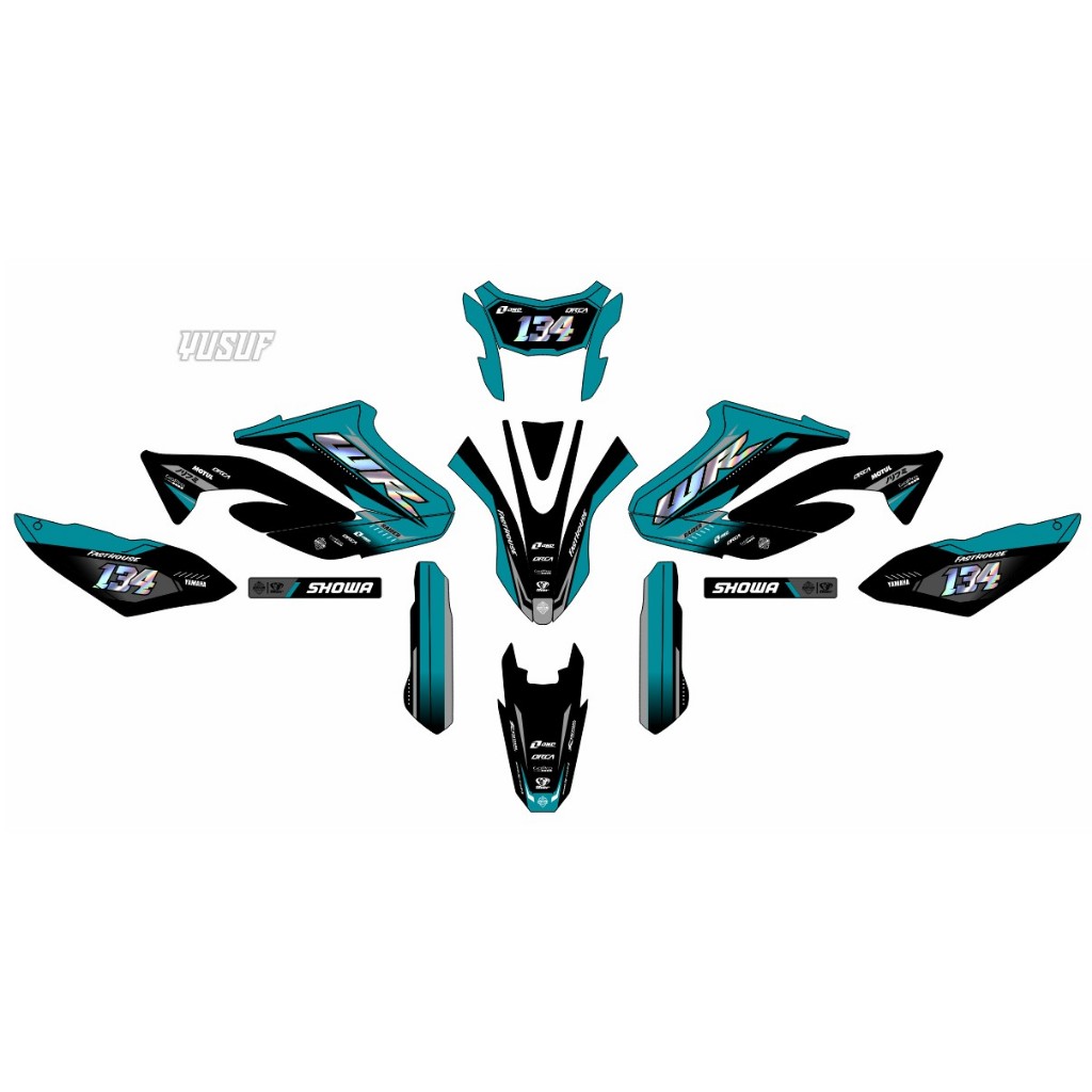 Decal Sticker Striping WR 155 005