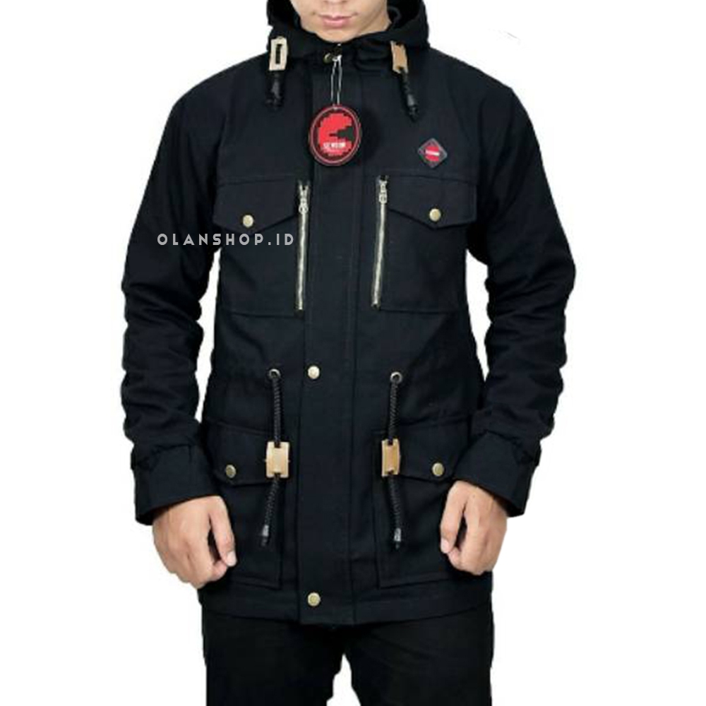 Deziyan Jaket parka pria wanita dewasa jumbo xxl kanvas amasador sensor premium