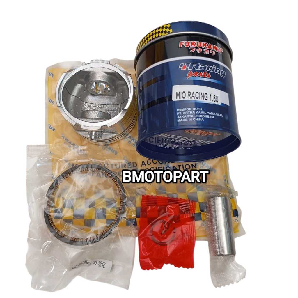 PISTON KIT RACING FUKUKAWA MIO MIO SPORTY MIO SOUL MIO FINO KARBURATOR MIO SMILE UKURAN (1.50 = 55MM