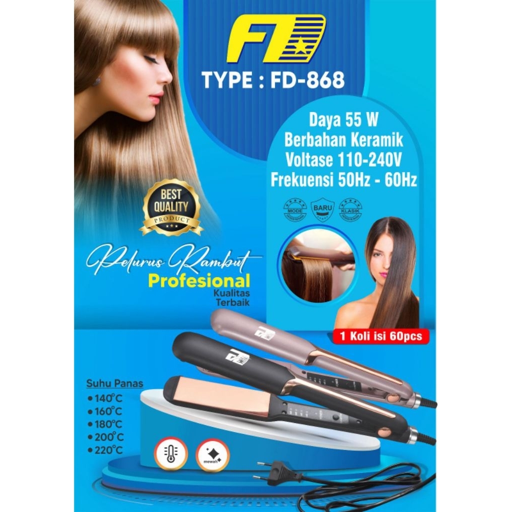 CATOKAN RAMBUT/PELURUS RAMBUT FD 868/ FD 329/ FD 2009 55WATT