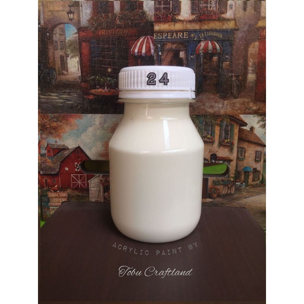 Cat Akrilik No.24 120ml | Acrylic Paint by Tobu | Anti-crackle | Eco friendly