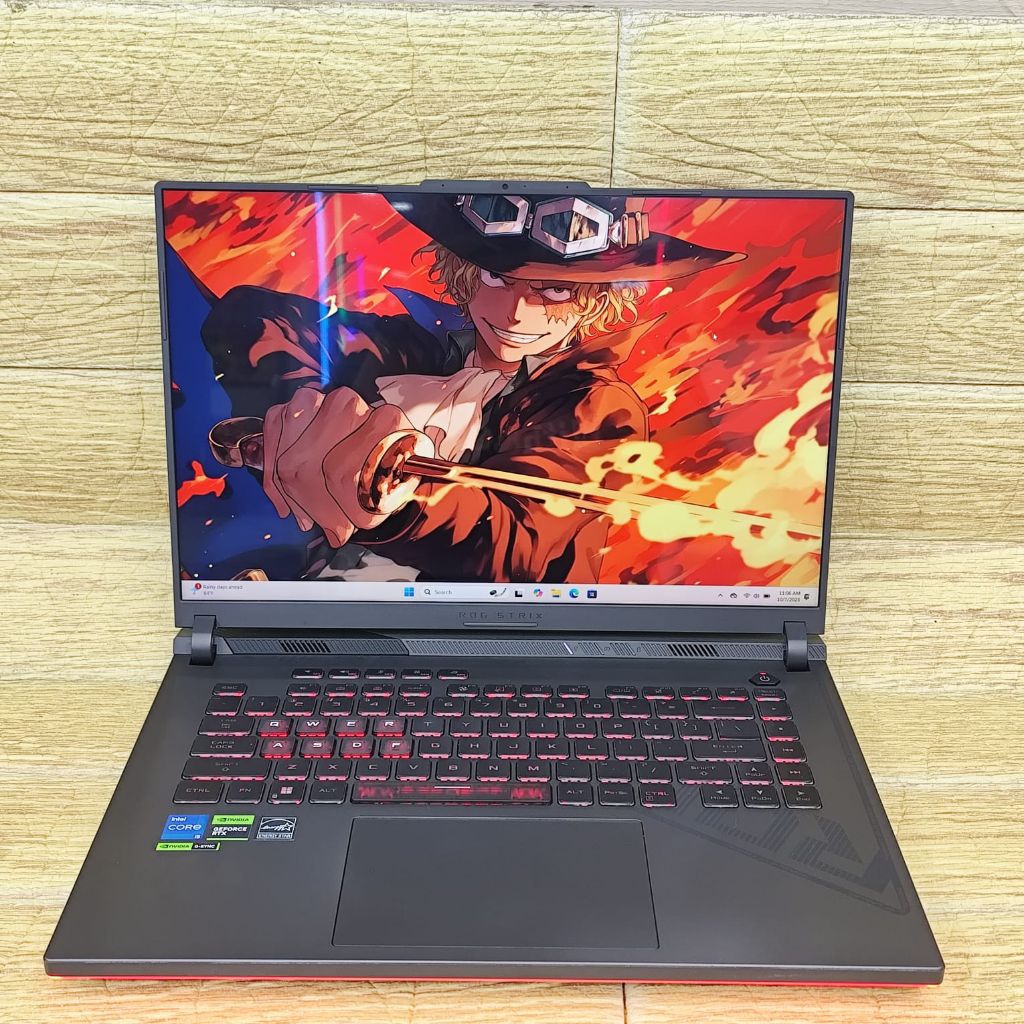 laptop gaming Asus ROG strix G16 G614Ju Intel core i5-13450Hx RTX 4050(6GB) ram 16gb/SSD 512gb fhd I