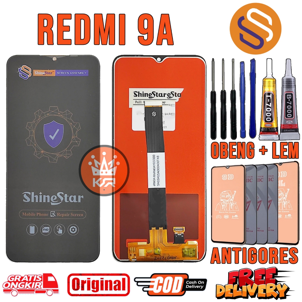 Lcd Touchscreen REDMI 9A SHINE STAR Original OEM Quality Lcd Touchscreen Fullset