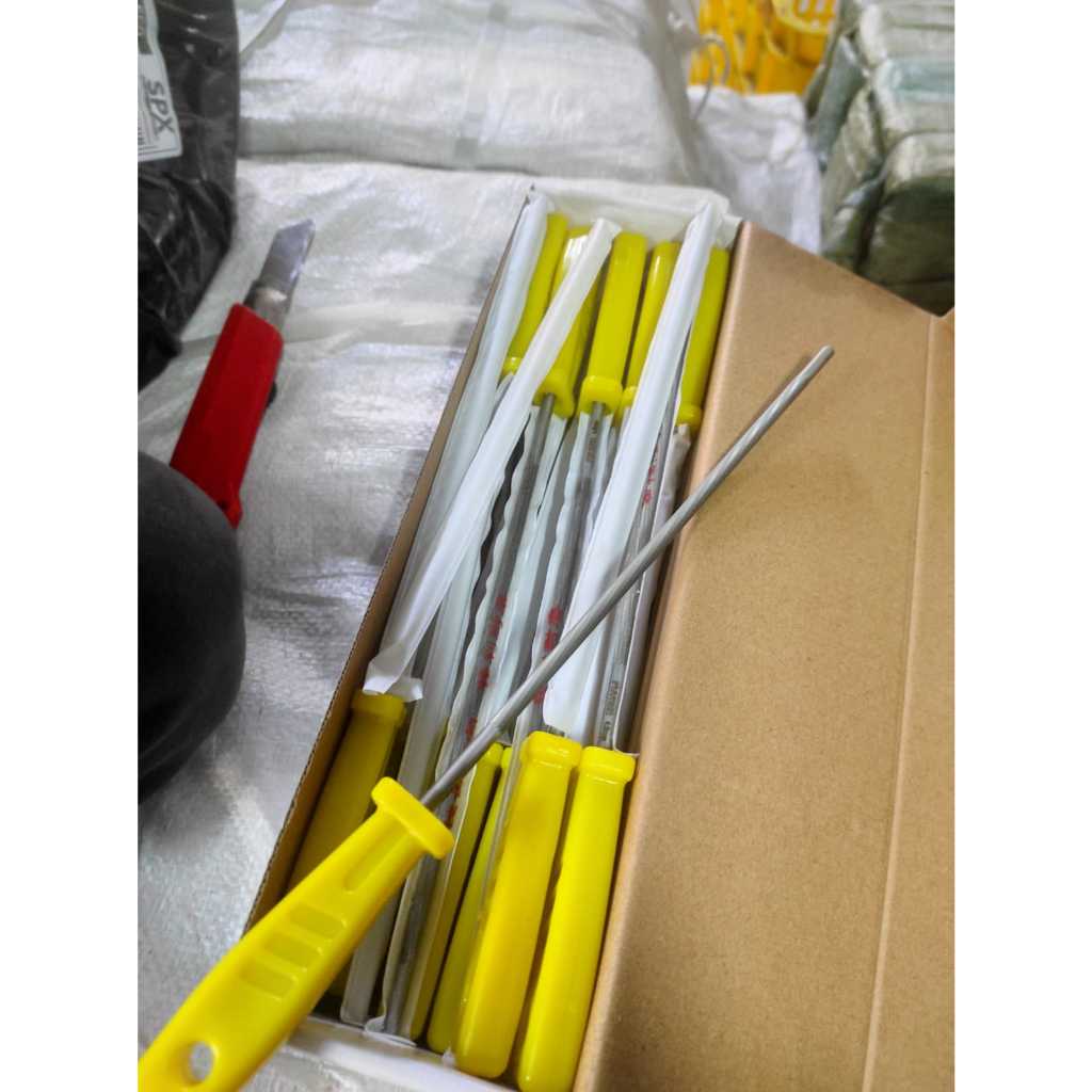 Set Kikir Gergaji 3 Potong/Set Kikir Baja/Set Kikir Besi Diameter 4.0mm 4.8mm 5.5mm Kikir Gergaji Ra