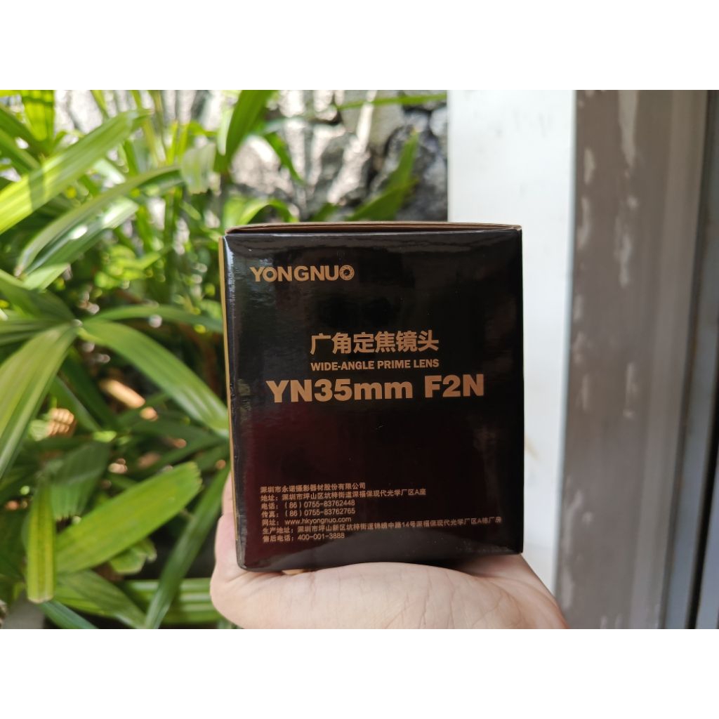 Lensa Yongnuo Nikon 35mm F2 NEW