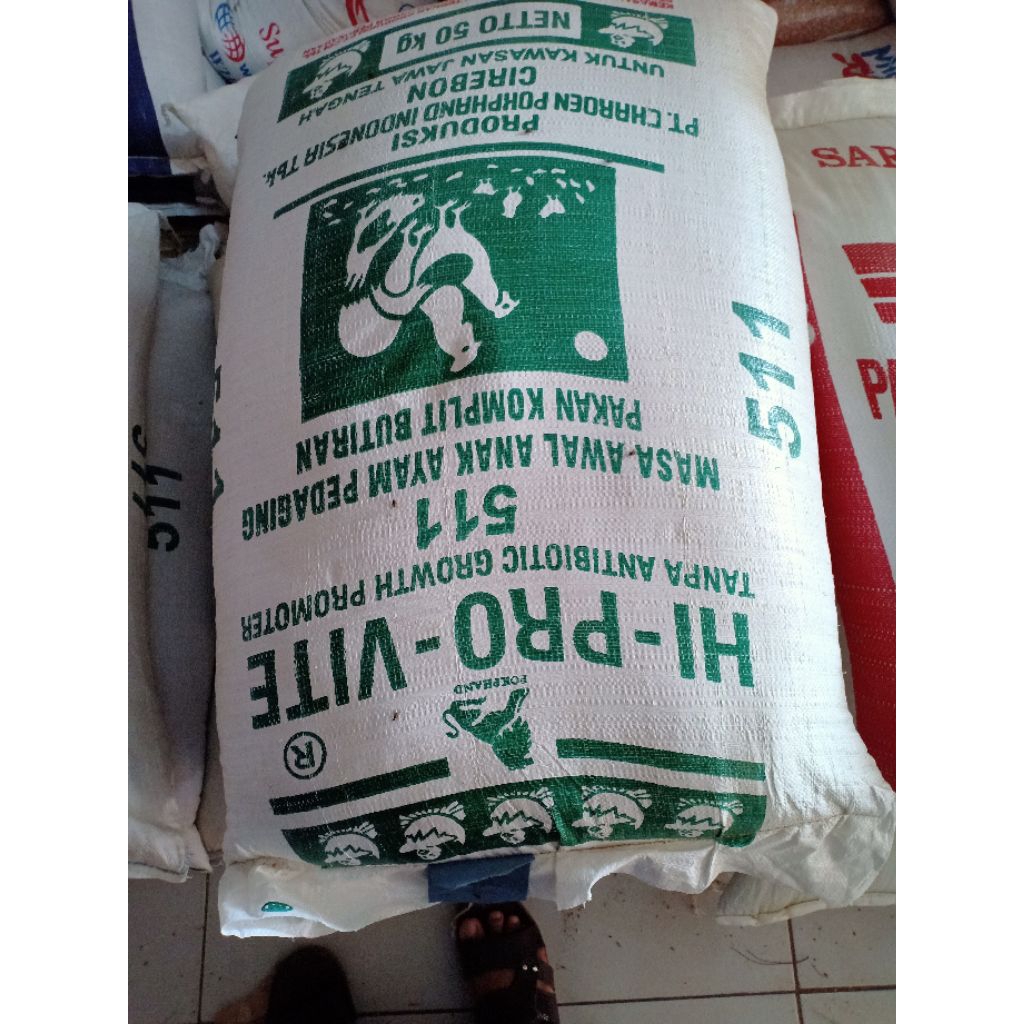 PUR AYAM 511 HIPROVITE 1SAK ISI 50KG