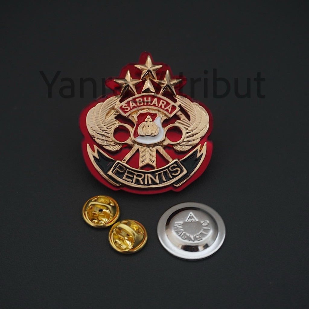 Pin Brevet Brivet Perintis Sabhara Polri Paku Magnet Premium