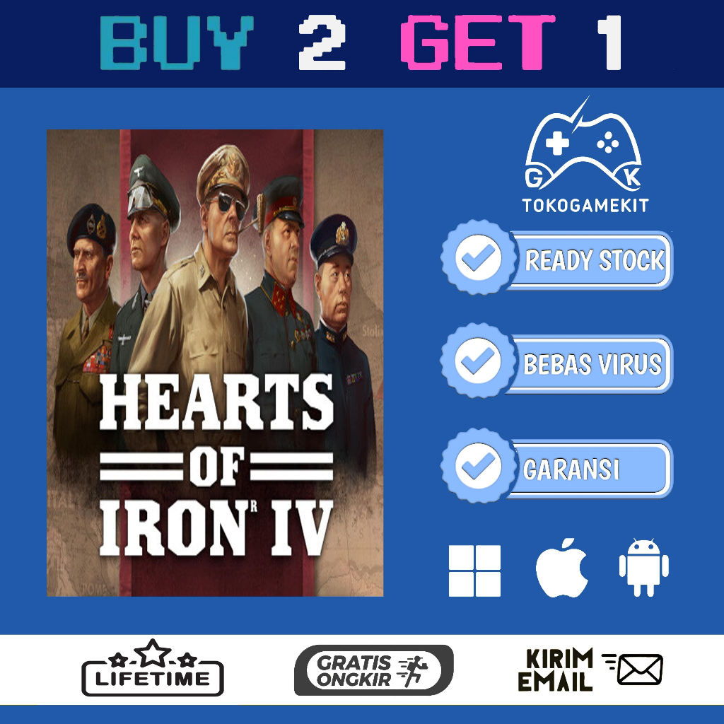 [G0383] Hearts Of Iron IV - Grand Strategy, War - Game PC