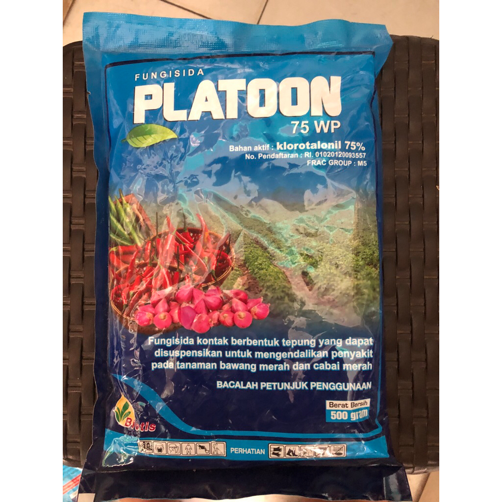 FUNGISIDA PLATOON 75 WP - Bahan Aktif Klorotalonil