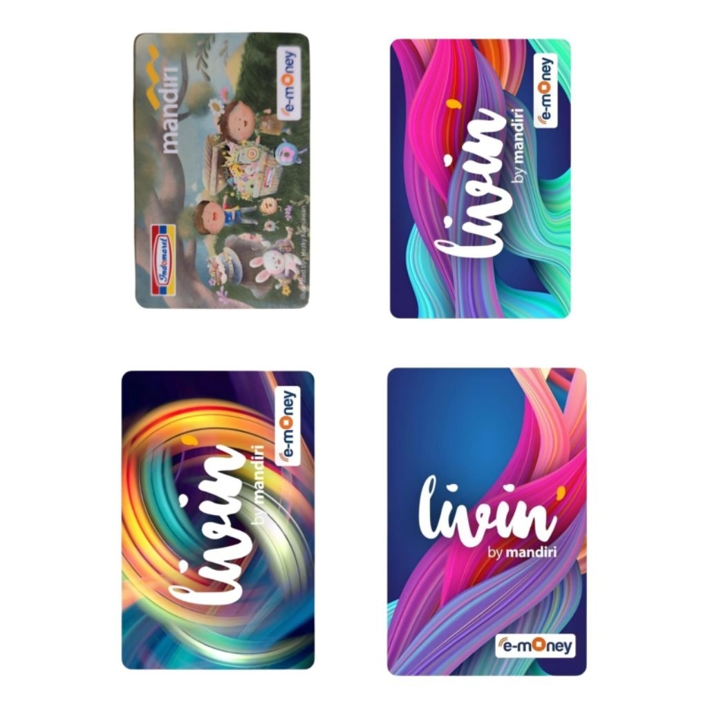 Kartu eMoney Original Bank / Kartu eMoney Livin / Kartu Livin / Indomaret Card / eMoney Mandiri (Min