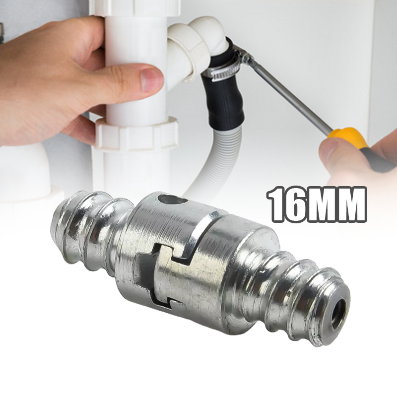 16mm Nipple Set Spiral Mesin Drain Cleaner Koenktor Kawat Konektor Sambungan Kawat Spiral