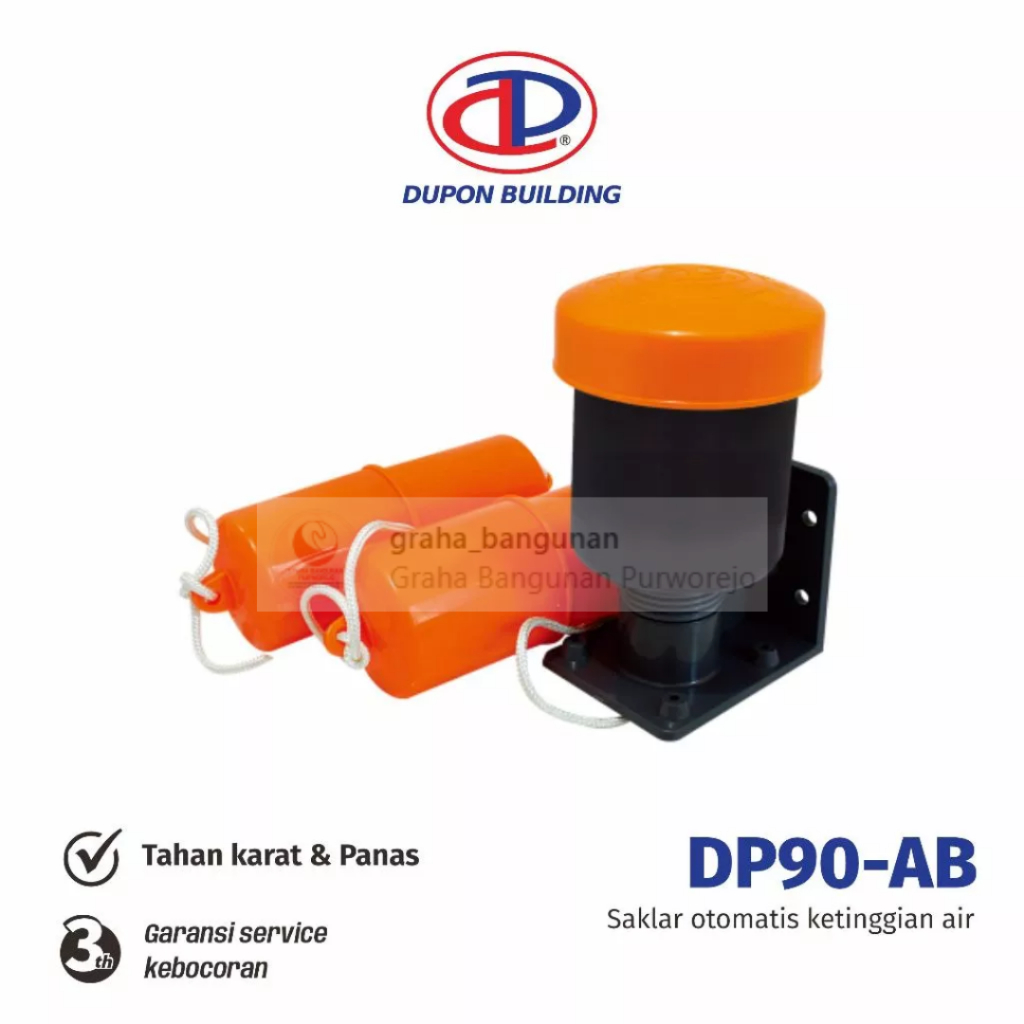 Pelampung Air Otomatis Tandon Tower Radar FLOAT SWITCH DUPON DP90-AB