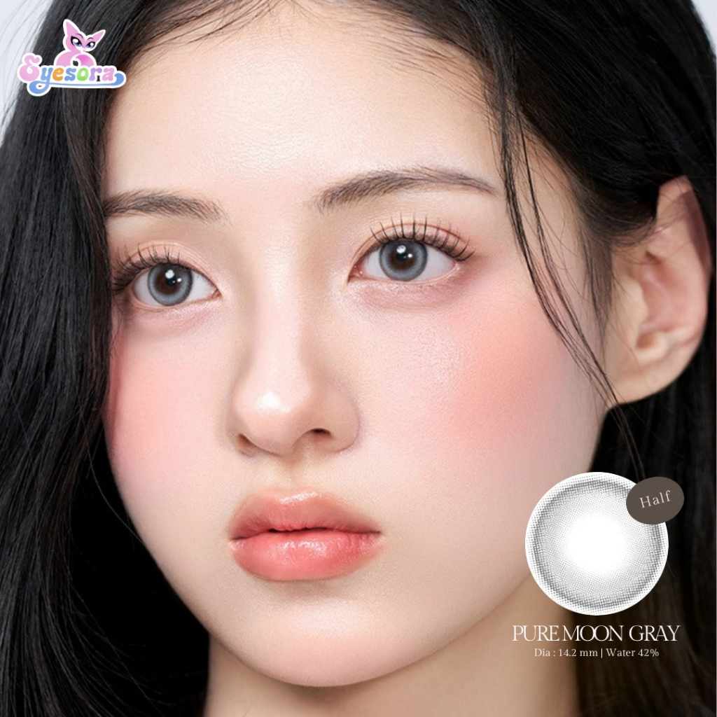 ODDIS Softlens Pure Moon Gray 1pc/sebelah Softlens Barbie Look