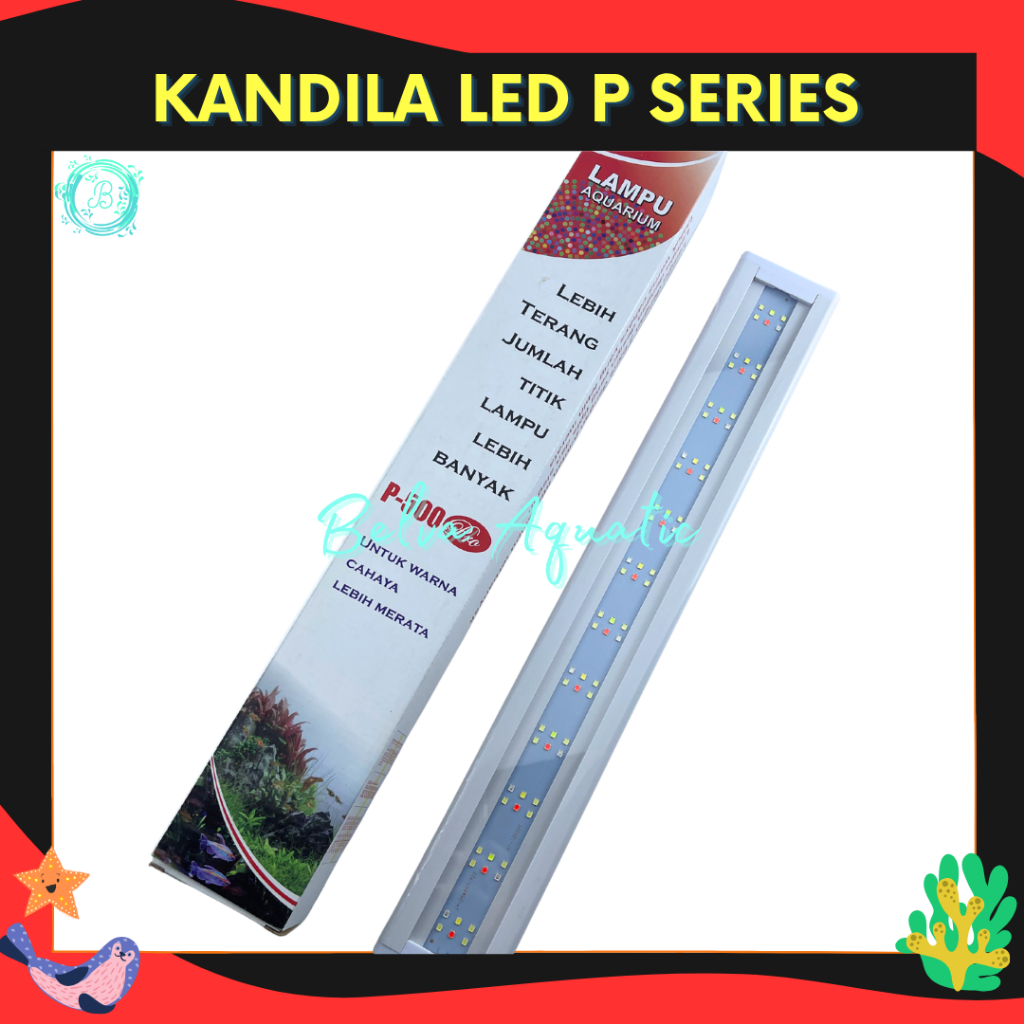 Lampu Aquarium Kandila WRGB LED Atas Gantung Aquarium Aquascape Kandila