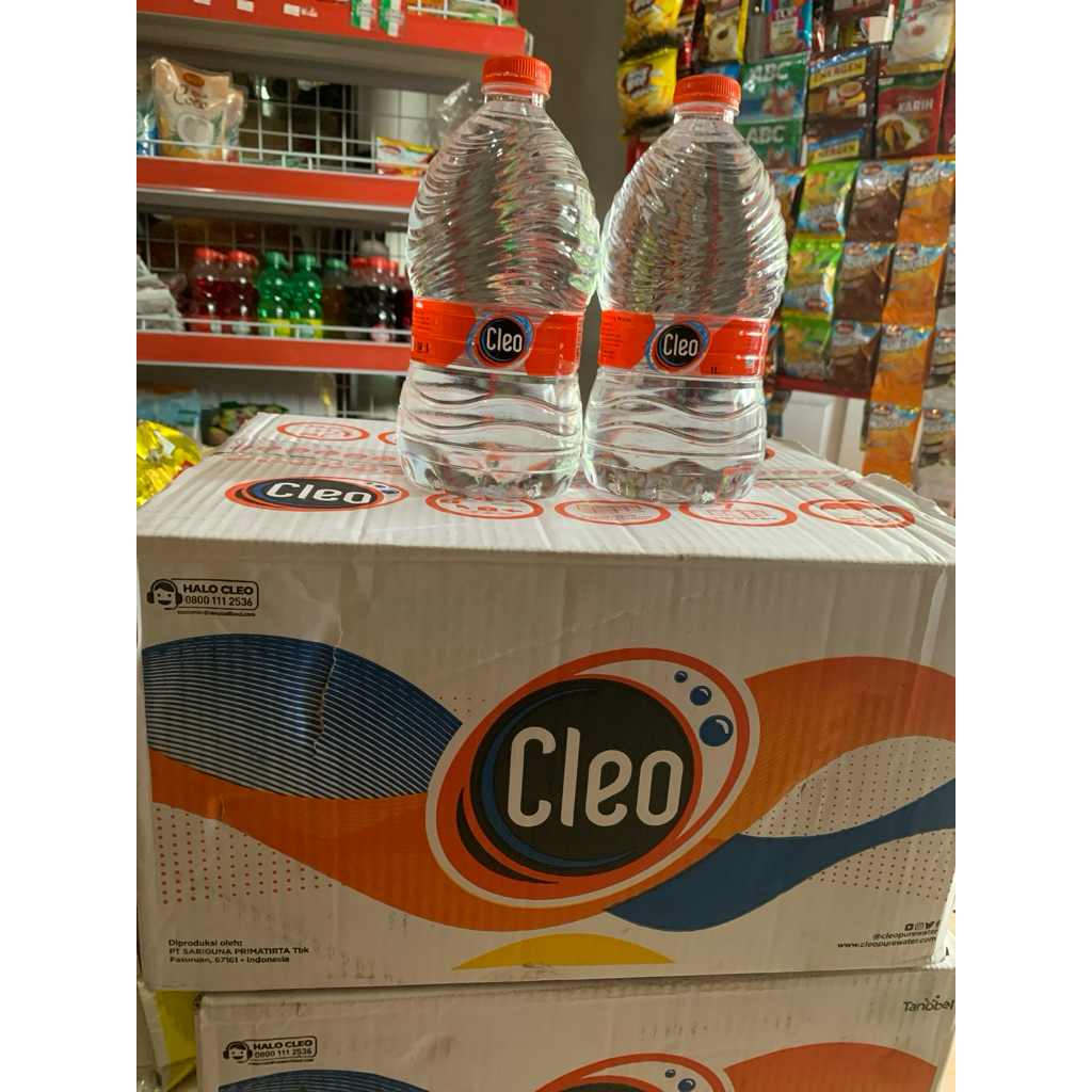 [INSTANT BANJARMASIN] CLEO 1 LITER 1 DUS ISI 12pcs