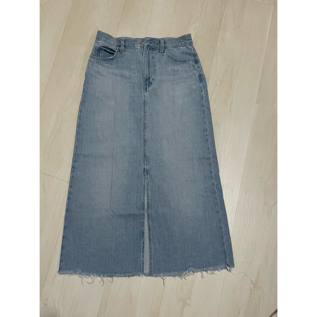 preloved rok jeans uniqlo