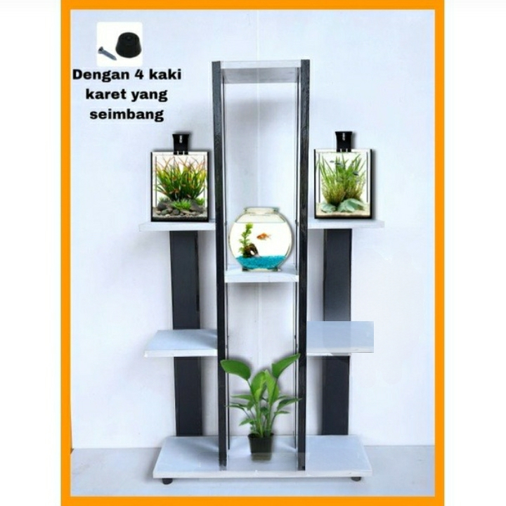 RAK LANTAI IKAN CUPANG - RAK HIAS IKAN CUPANG - RAK POT BUNGA HIAS RKAC400
