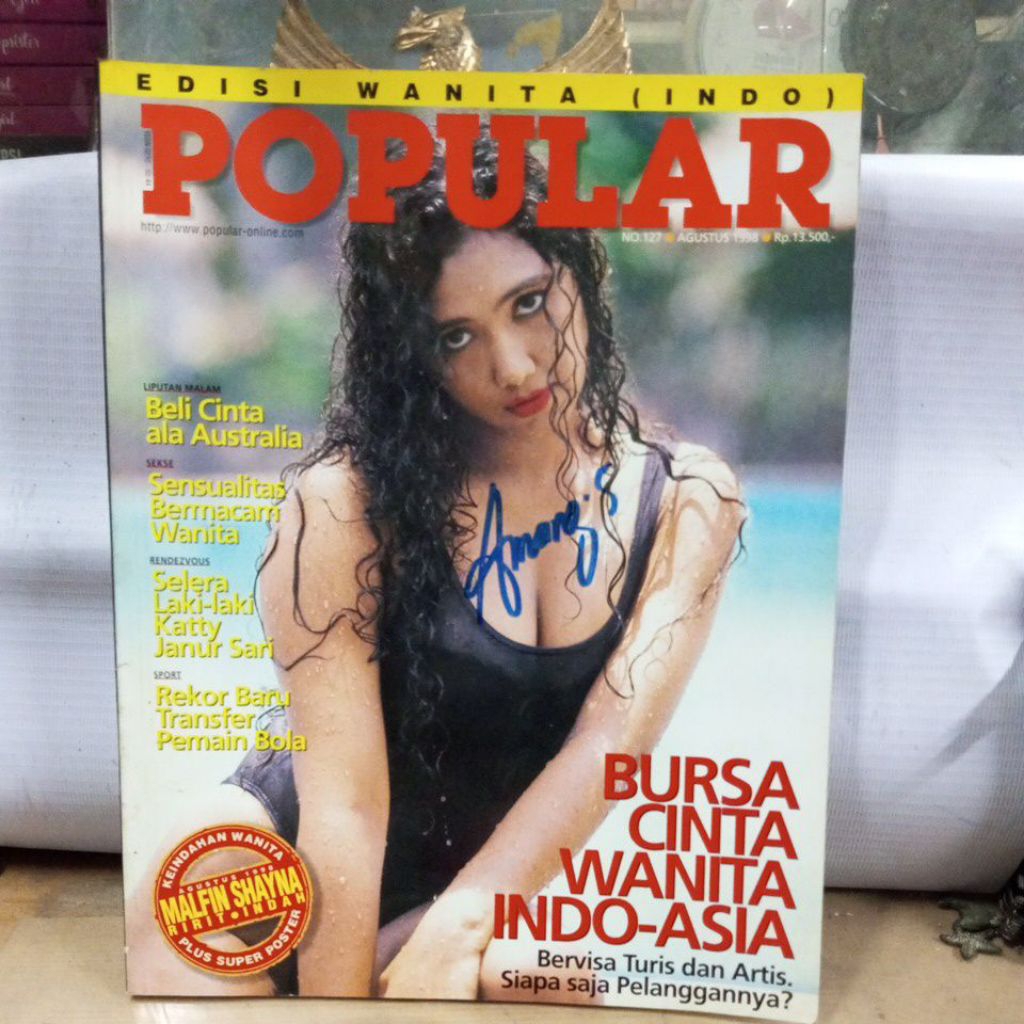 majalah wanita indo popular no 127 agustus 1998 bursa cinta