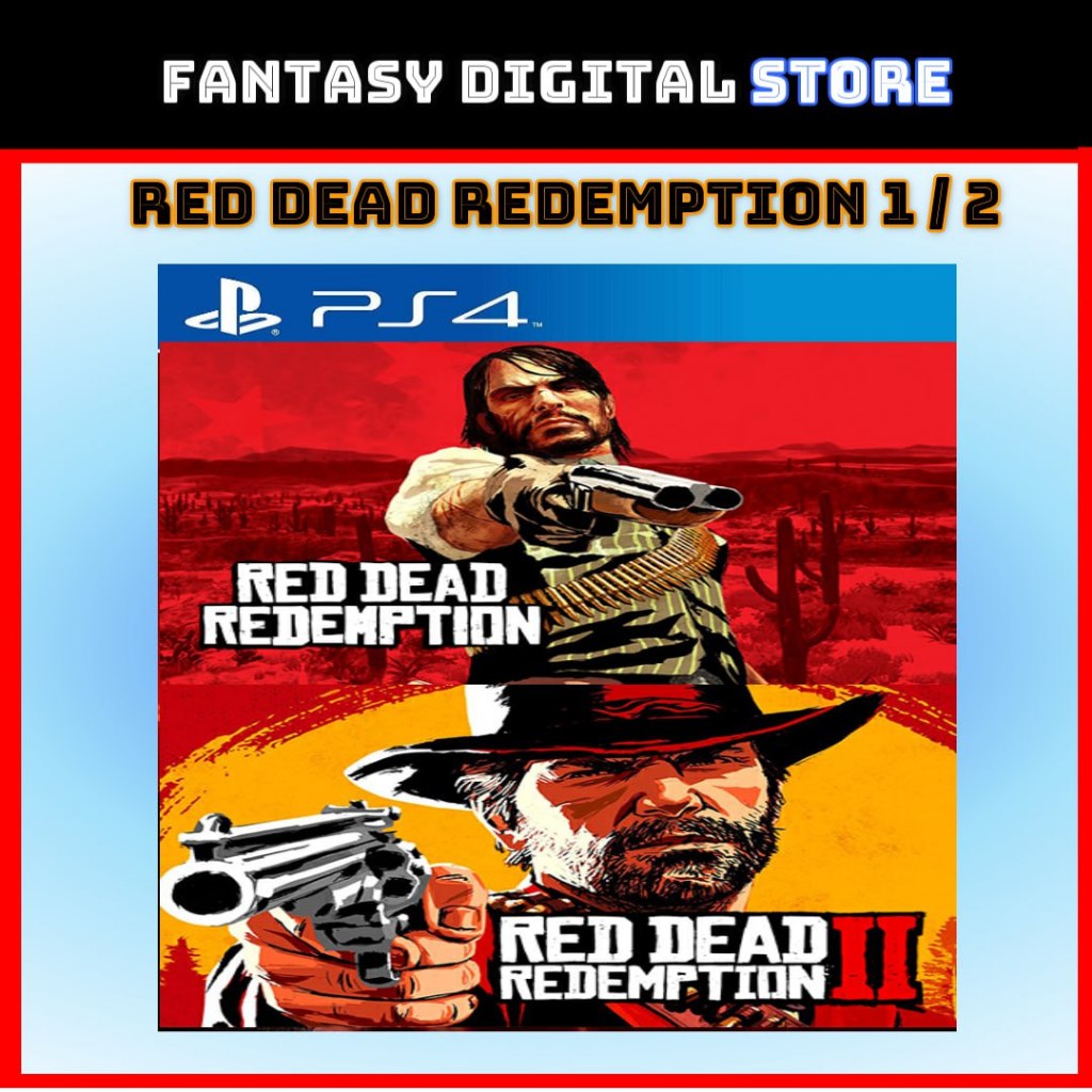 RDR Red Dead Redemption +  Red Dead Redemption 2 PS4 PS5