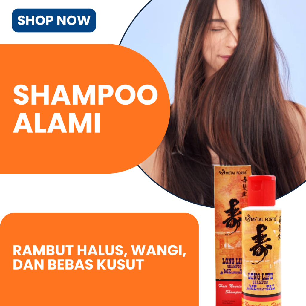 Sampo Pemanjang Rambut Shampo Metal Fortis Shampoo Vitamin Penumbuh Rambut Sampho Penebal Rambut Ana