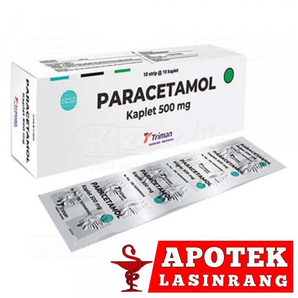 PARACETAMOL 500MG 1 BOX ISI 100 TABLET