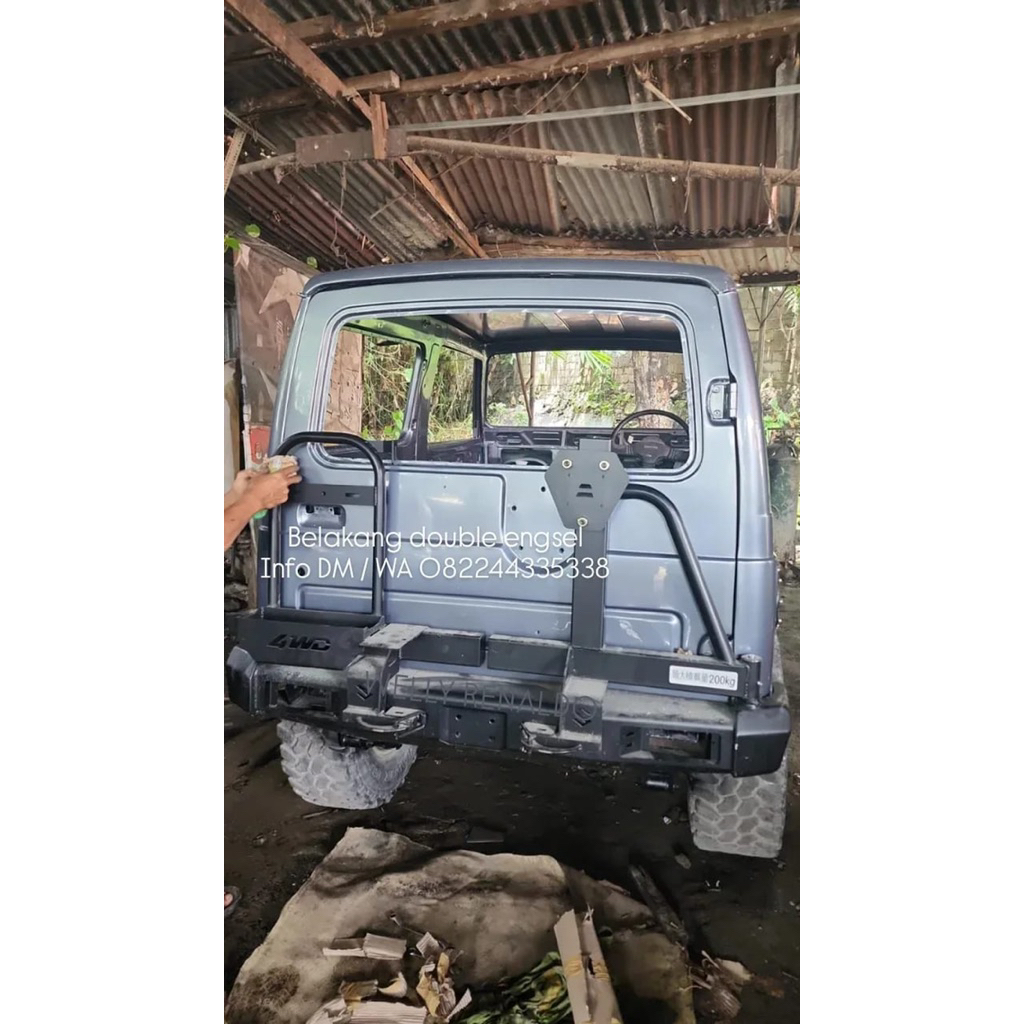 bumper belakang double engsel jimny katana double hanger arb katana jimny