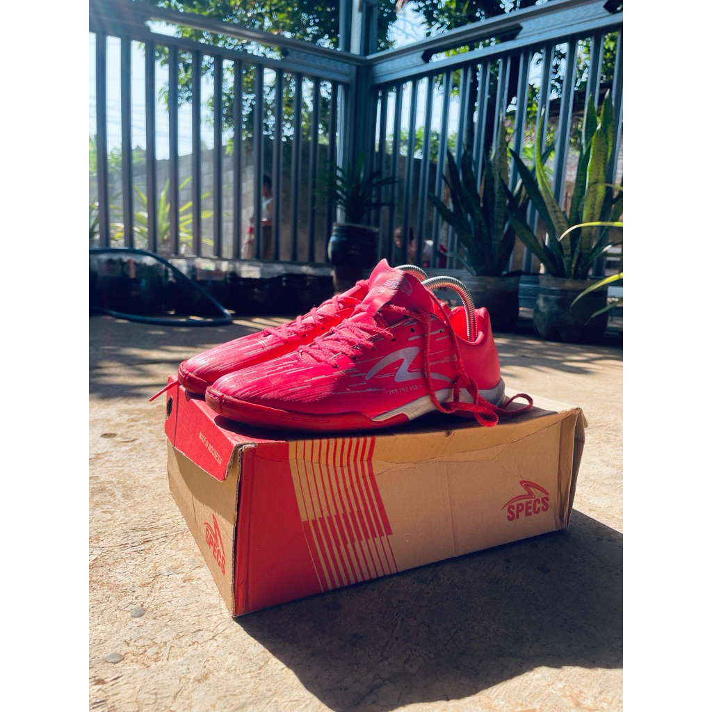 sepatu futsal LS reborn pink