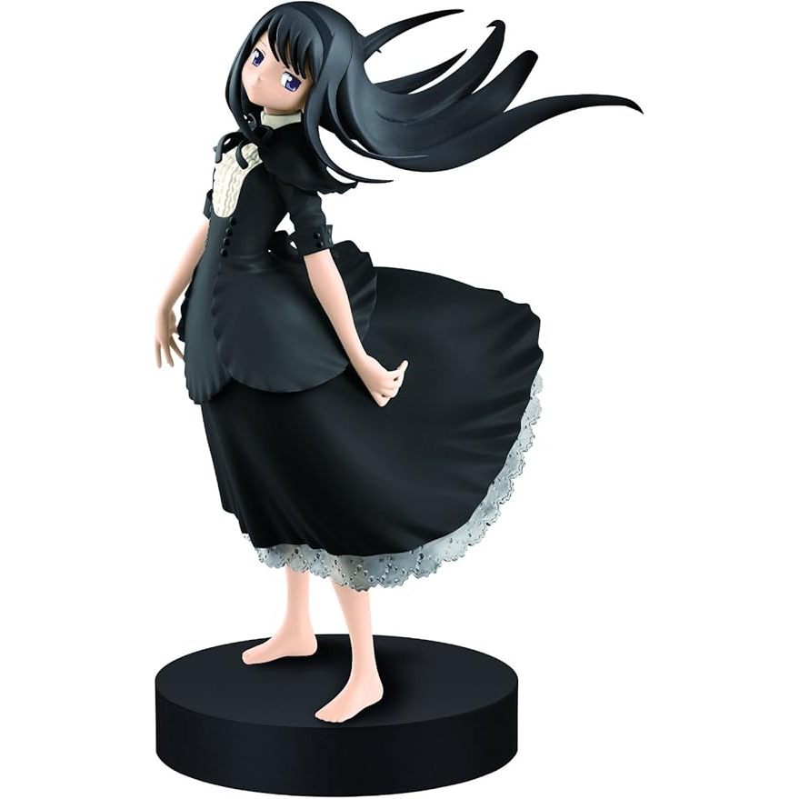 Banpresto Puella Magi Madoka Magica 7-Inch Homura Akemi Sculpture, Black Dress Version