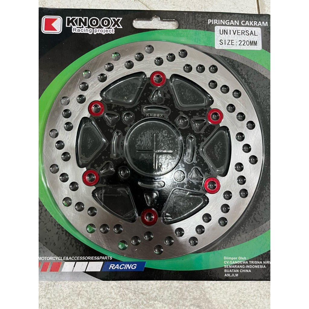 PIRINGAN CAKRAM DEPAN NON FLOATING 220mm UNIVERSAL