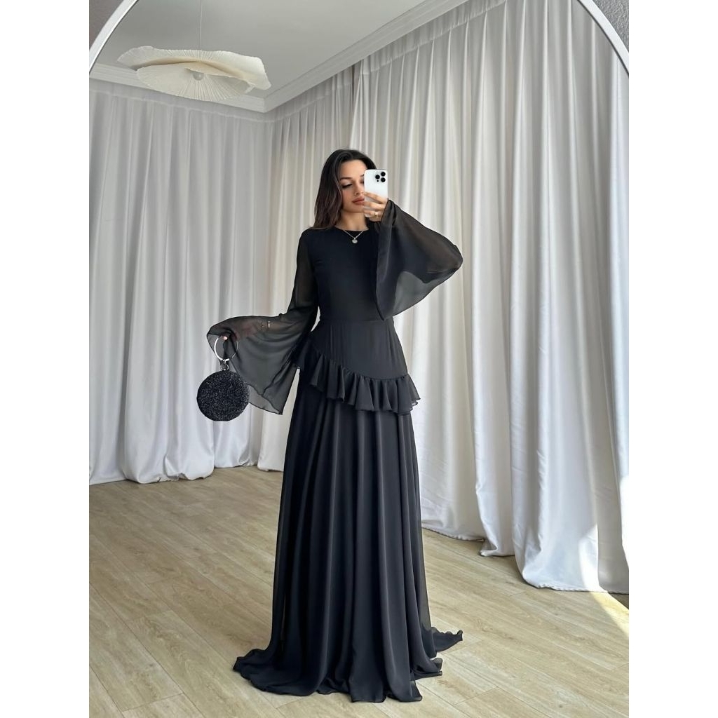 Gamis Wanita 2026 2027 Kekinian Busana Muslim Turkey Abaya Lebaran 2027 Lebaran Dewasa Games2027 Aba