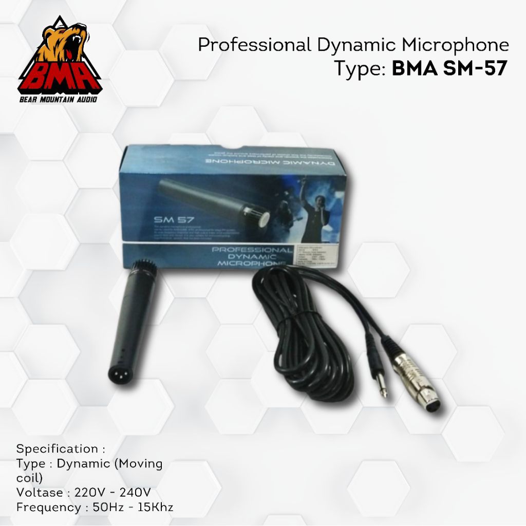 MICROPHONE SM 57A BMA / MIC BMA / MICROPHONE BMA