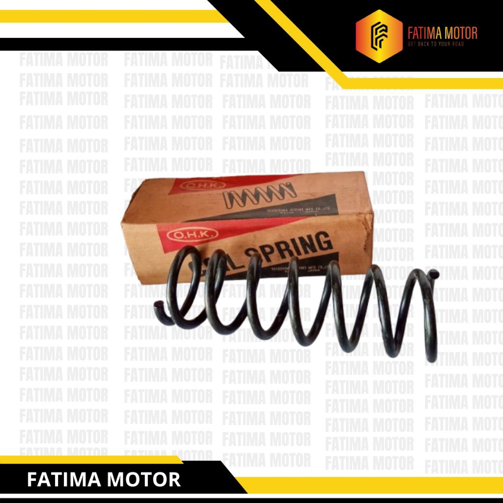Spiral Mobil Zebra OHK Coil Spring | Per Mobil Zebra Depan/Belakang | Suspensi Sparepart