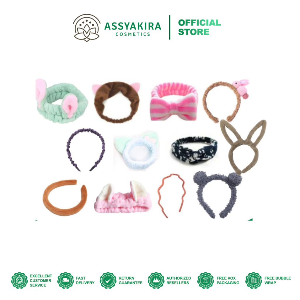 Aksesoris - Bando Bandana Lucu / Bando Bandana Kain Motif Ala Korea / Koyo Rambut