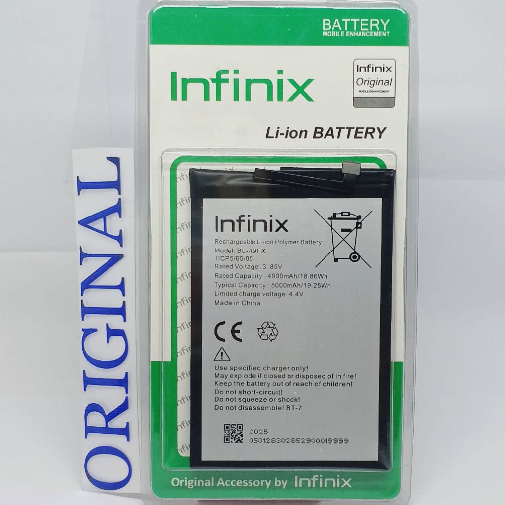 BATRAI BATRE INFINIX NOTE 7 LITE BL-49FX ORIGINAL