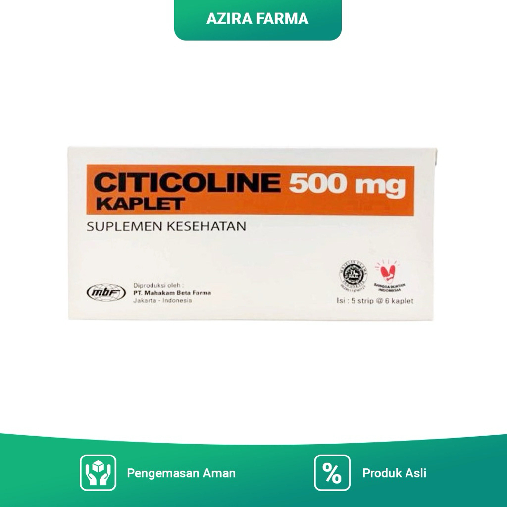 Citicoline 500mg perbox PT MAHAKAM
