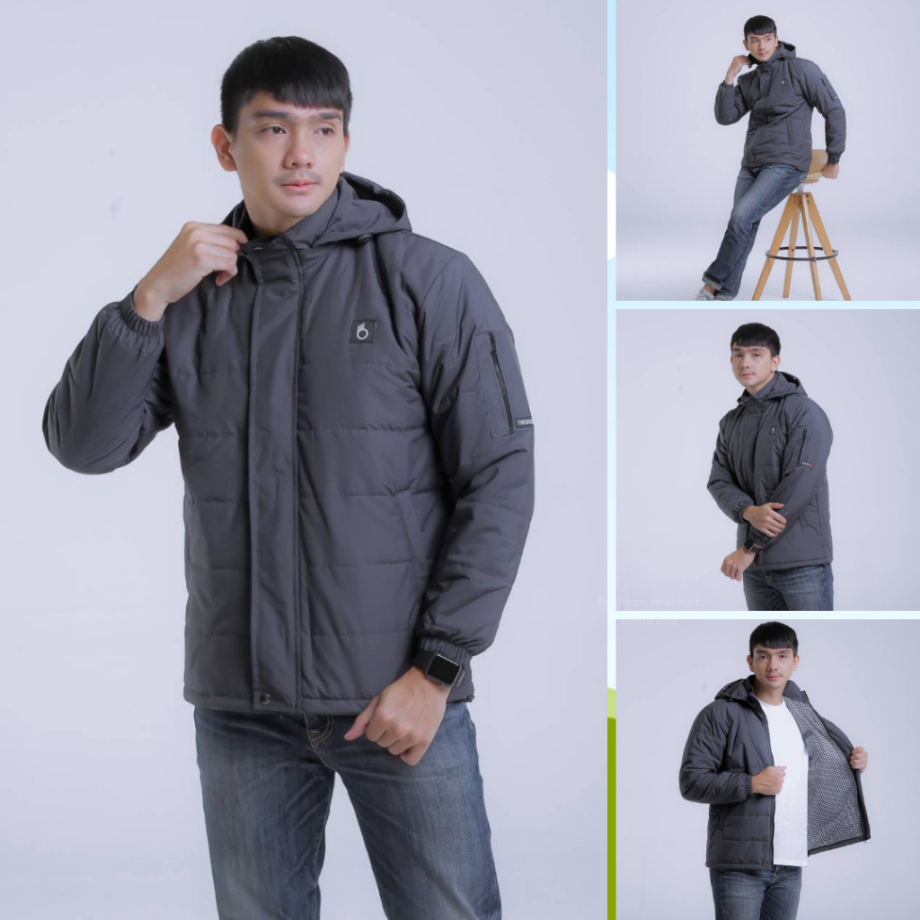 Jaket Pria Puffer / Jaket Gelembung Original The Bojiel / Jaket Pria Anti Air dan Anti Angin