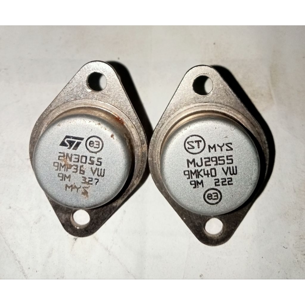 transistor jengkolan MJ3055/MJ2955 MYS