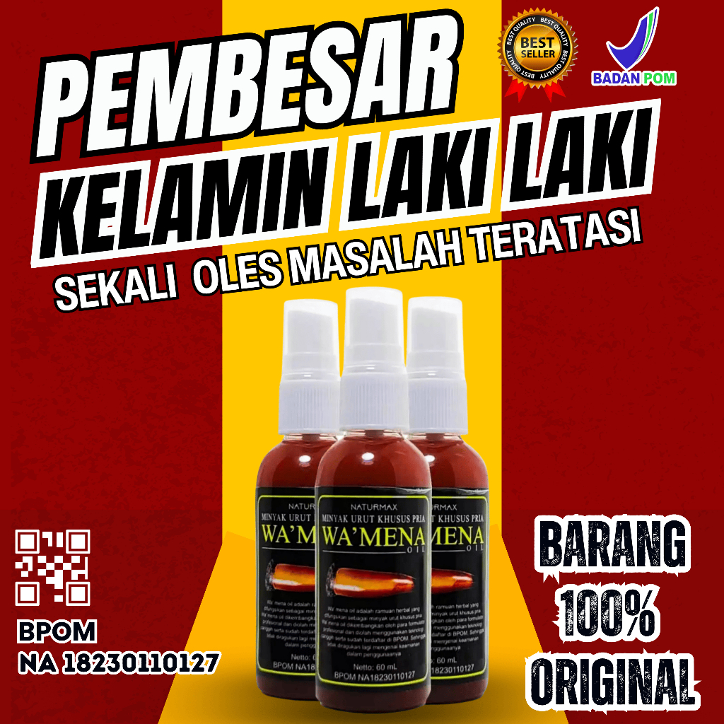 WMENA Pembesar kelamin laki laki Tiga jari Permanen100% Original Asli Papua paling ampuh